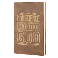 My Conscience Is Held Leatherette Hardcover Journal