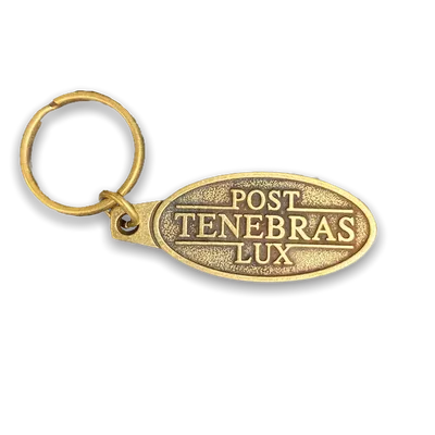 Post Tenebras Lux Key Chain