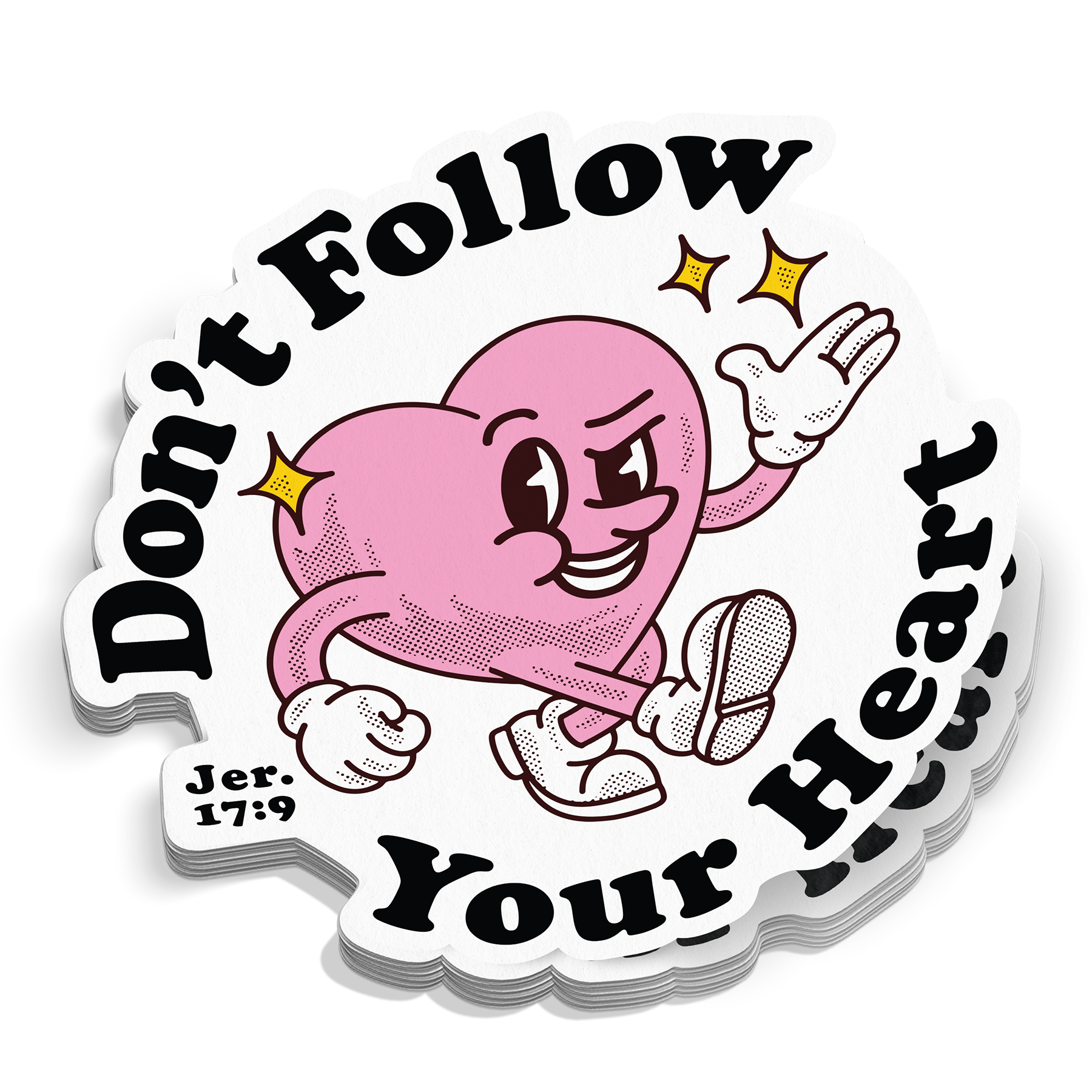 Don't Follow Your Heart Sticker (Retro)