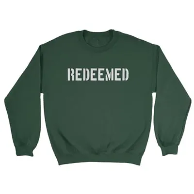 Redeemed (Stencil)  - Crewneck Sweatshirt