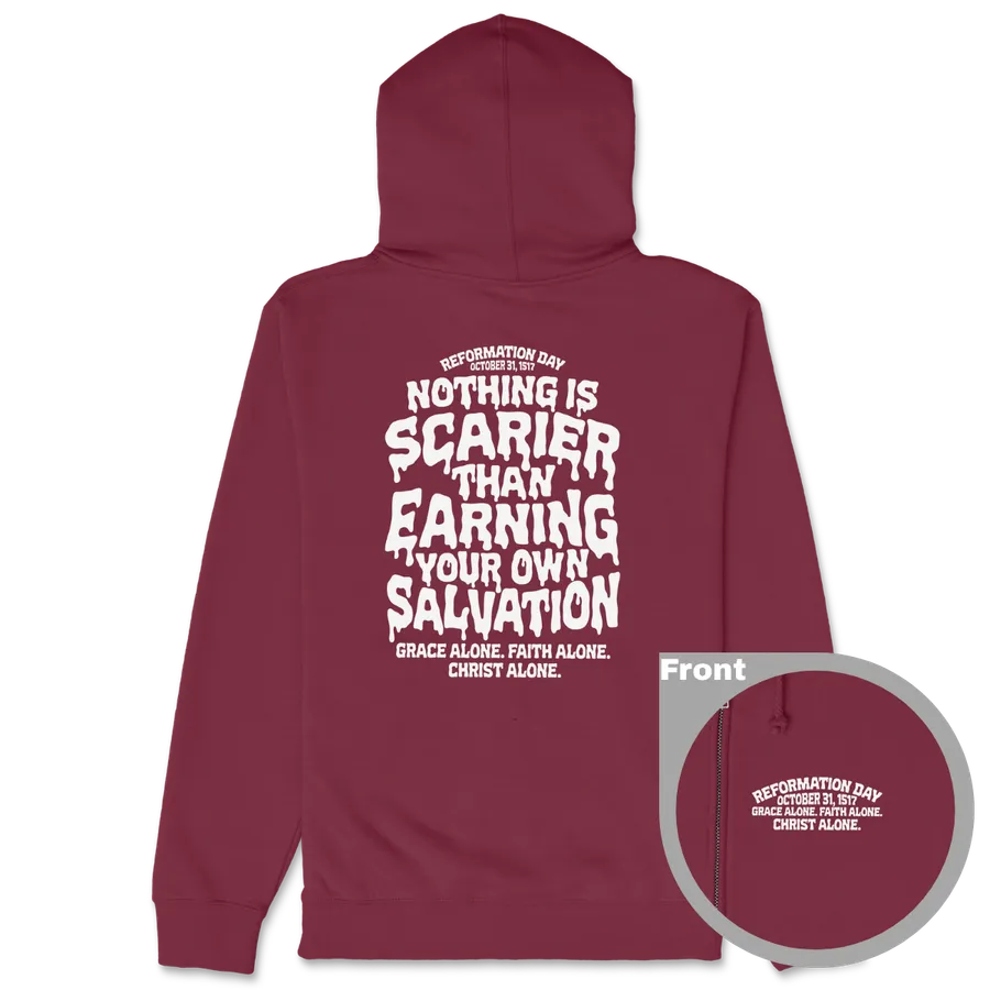 Nothing Is Scarier Zipper Hoodie