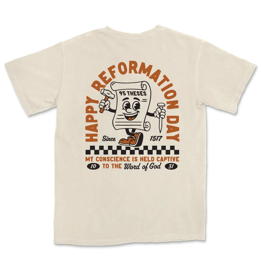 Happy Reformation Day Comfort Colors Heavyweight Tee #3