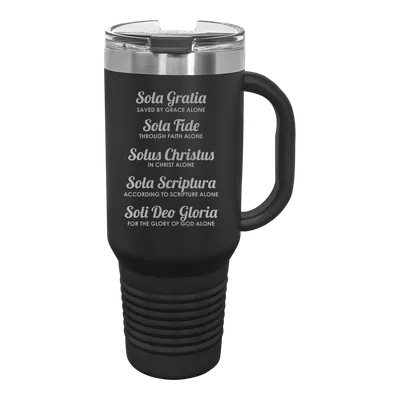 The Five Solas 40 oz Insulated Travel Tumbler