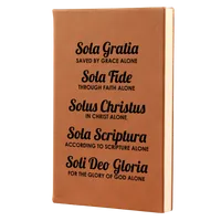 The Five Solas Leatherette Hardcover Journal