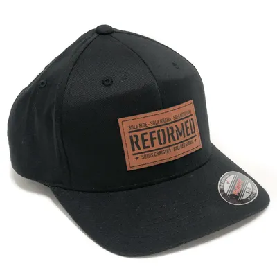 Reformed with the Five Solas Patch Fitted Hat