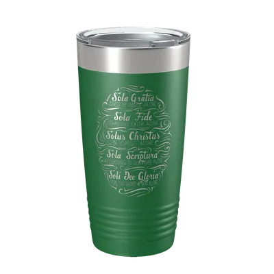 Five Solas Hand Lettered 20oz Insulated Tumbler