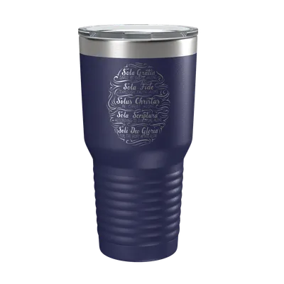 Five Solas Hand Lettered 30oz Insulated Tumbler