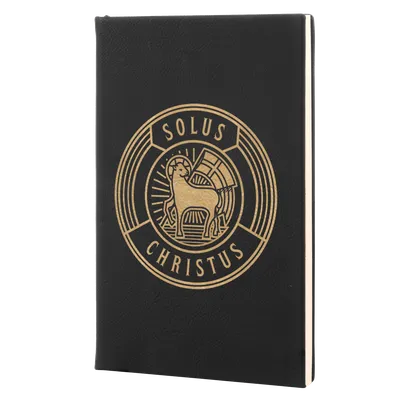 Solus Christus Badge Leatherette Hardcover Journal