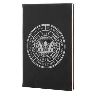 Five Solas Badge Leatherette Hardcover Journal