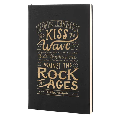 Rock Of Ages Leatherette Hardcover Journal