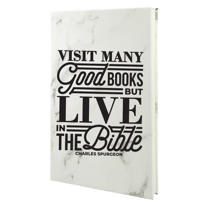 Live In The Bible Leatherette Hardcover Journal
