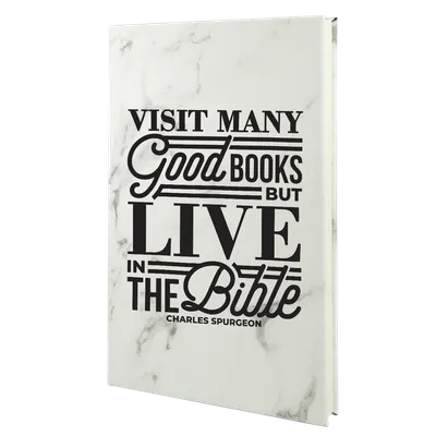 Live In The Bible Leatherette Hardcover Journal