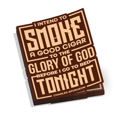 Smoke A Good Cigar Sticker