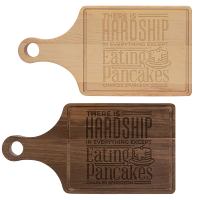 Eating Pancakes Cutting Board Paddle