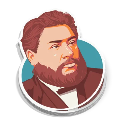 Charles Spurgeon Portrait Sticker