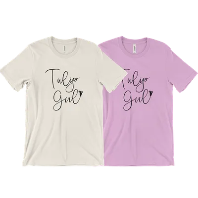 Tulip Girl (Lettered) Quick Ship Tee
