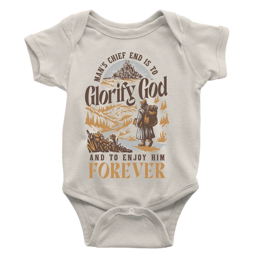 Glorify God And Enjoy Him Onesie