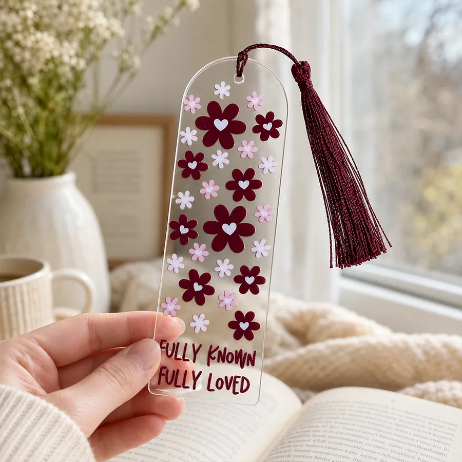 Fully Known Fully Loved Acrylic Bookmark