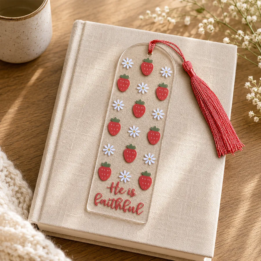 He Is Faithful Acrylic Bookmark