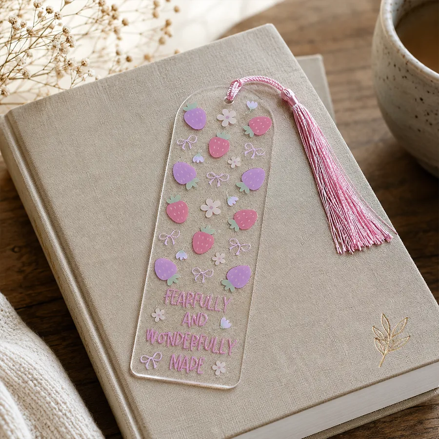 Fearfully And Wonderfully Made Acrylic Bookmark
