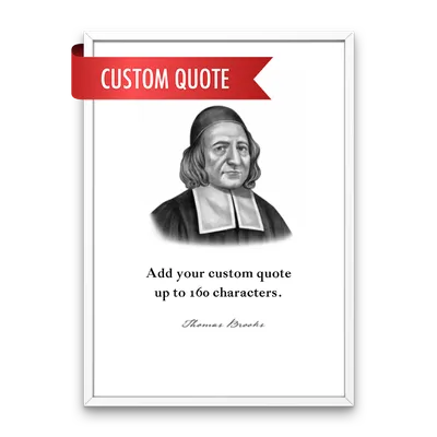 Thomas Brooks Custom Quote Print