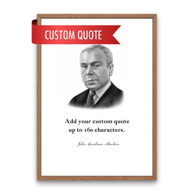 J Gresham Machen Custom Quote Print