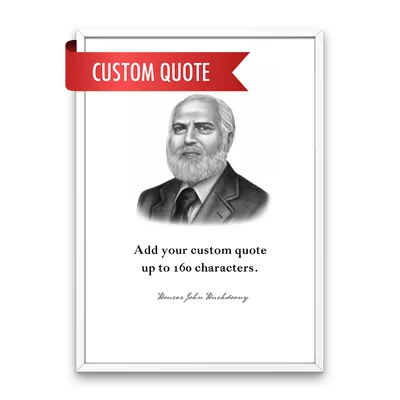 R.J. Rushdoony Custom Quote Print