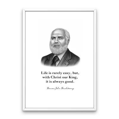 R.J. Rushdoony Quote Print