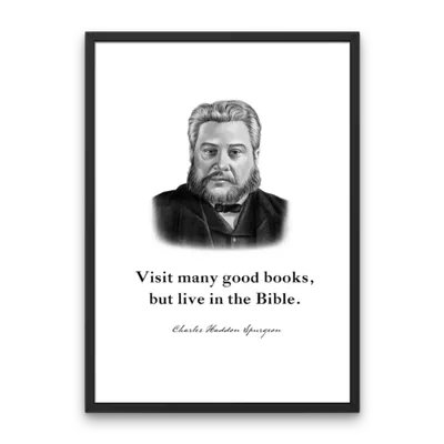 Charles Spurgeon Quote 8x10 Print